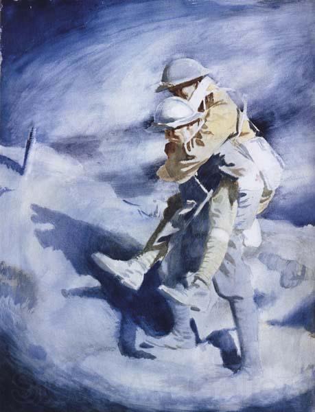 Sir William Orpen Poilu and Tommy France oil painting art